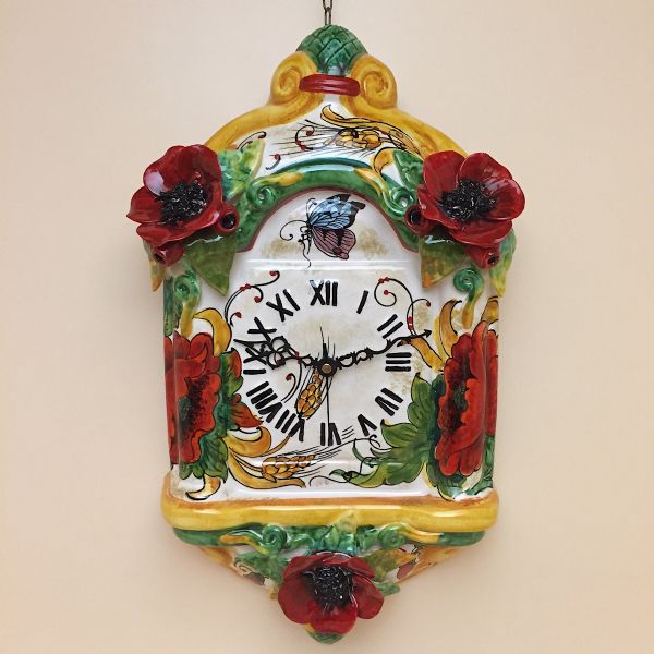 PPR110 48R - Clock, model: Baroque, cm.48lx26wx8dpth